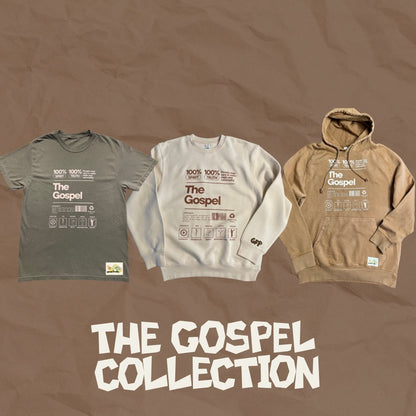 The Gospel Vintage Hoodie (Caramel) - Good Fruit Productions